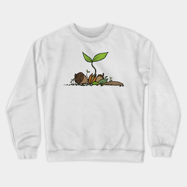 Joyous June Seeds Crewneck Sweatshirt by Tayleaf